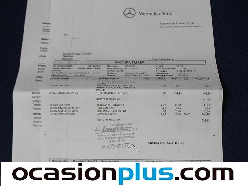 Mercedes-Benz CL GLK 350CDI 4M 170kW (231CV)