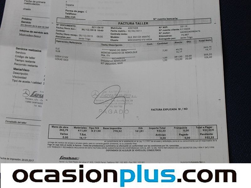 Mercedes-Benz CL GLK 350CDI 4M 170kW (231CV)