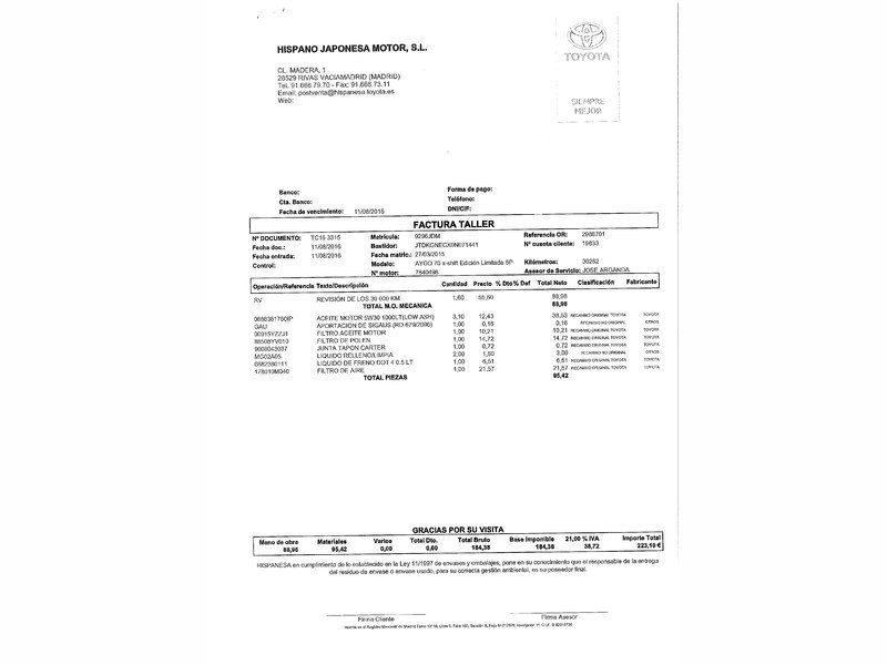 Toyota Aygo 1.0 VVT-i x-clusiv 51 kW (69 CV)