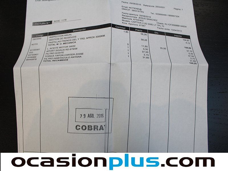 Chevrolet Captiva 2.2 VCDI 16V LT 7 Plazas FWD 120kW (163CV)