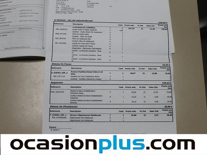 Audi a3 Sportback 1.8 TFSI Ambiente S-T  118 KW (160 CV)