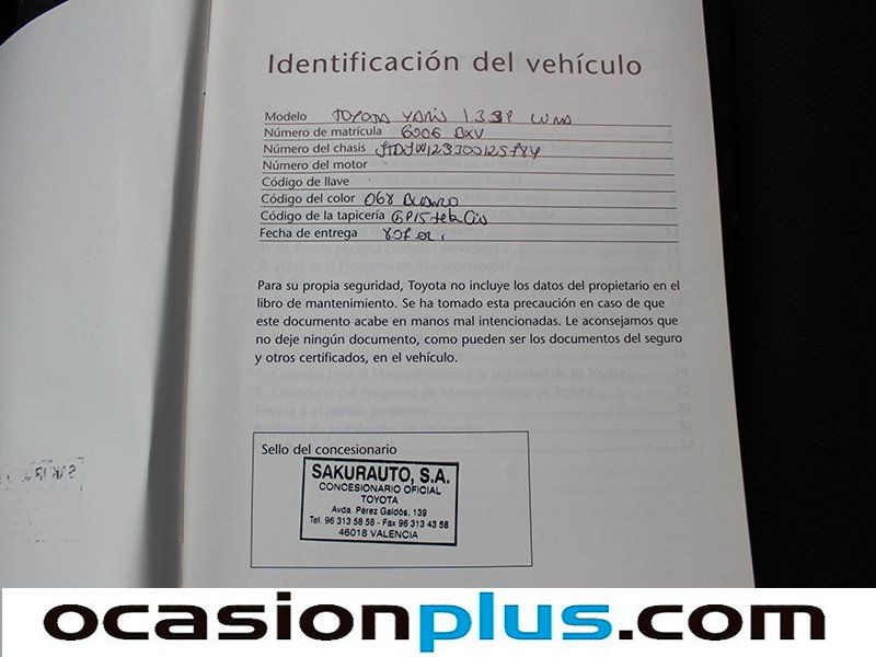 Toyota Yaris 1.3 LINEA LUNA 86CV