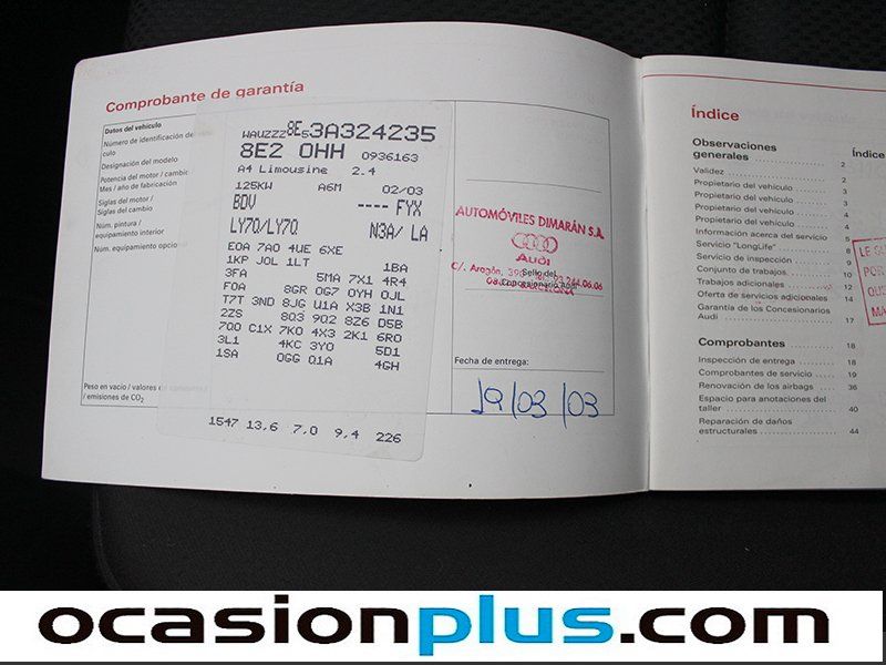 Audi A4 2.4 170CV