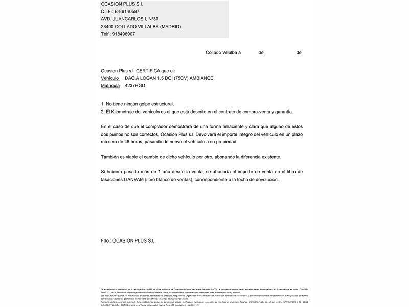 Dacia Logan dCi75 AMBIANCE 75CV