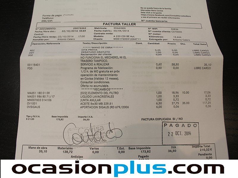 Mercedes-Benz CL A 220 CDI Aut. AMG Line 125 kW (170 CV)