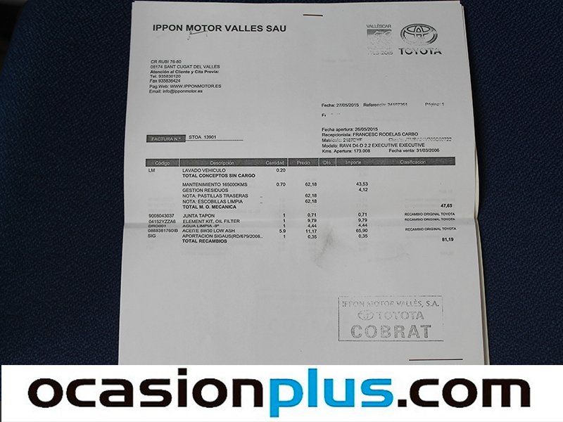 Toyota RAV 4 2.2 D-4D Executive 100kW (136CV)