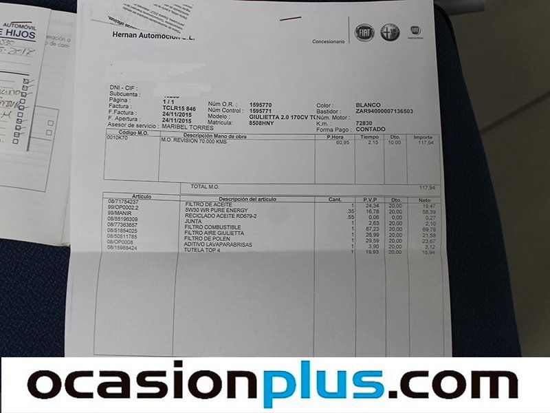 Alfa Romeo Giulietta 2.0 JTDm TCT Distinctive 125kW (170CV)