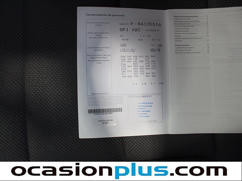 Audi a3 1.4 TFSI Attraction 92 kW (125 CV)