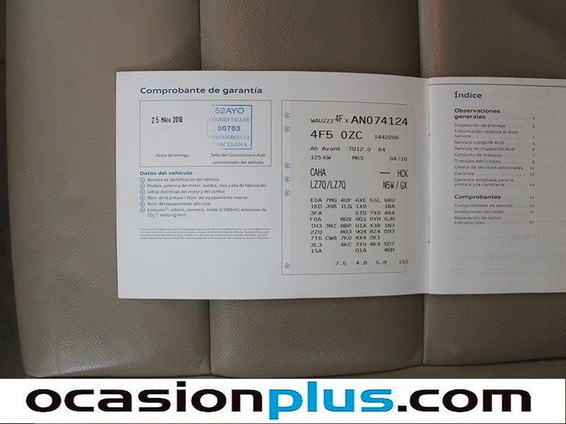 Audi a6 Avant 2.0 TDI DPF 125 kW (170 CV)