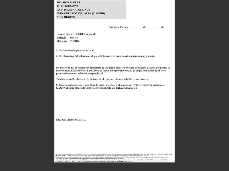 Audi a6 2.0 TDI multitronic 130kW (177CV)