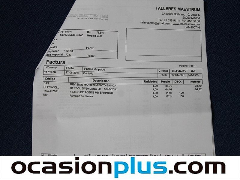 Mercedes-Benz CL CLC 220 CDI 110 kW (150 CV)