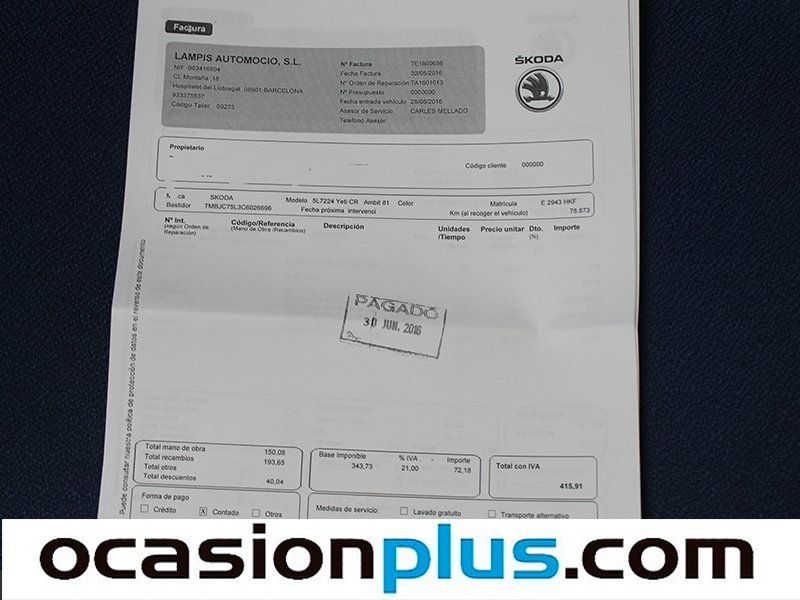 Skoda Yeti 2.0 TDI Ambition 81kW (110CV)