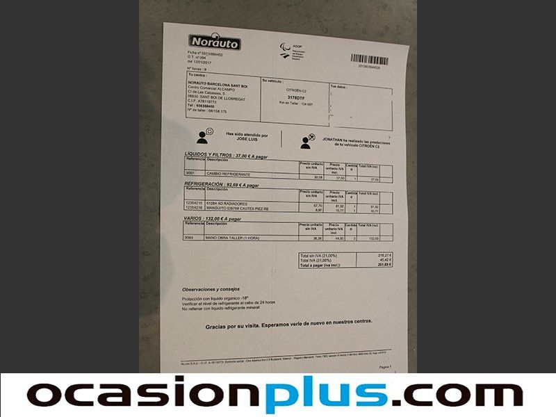 Citroen C2 1.1 i SX 60CV