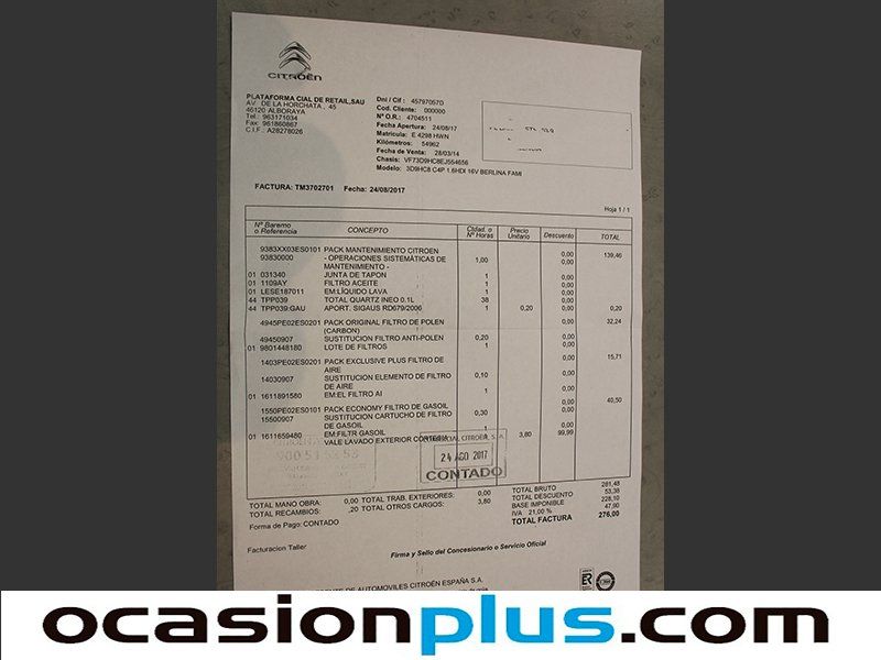 Citroen C4 Picasso 1.6 e-HDI ETG6 Intensive 85kW (115CV)