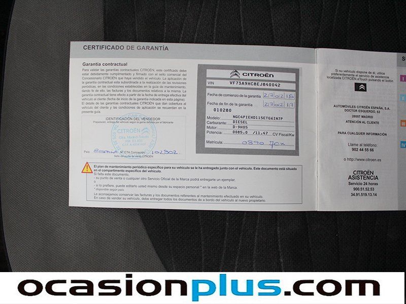 Citroen Grand C4 Picasso e-HDi 115 Airdream ETG6 Seduction 85kW (115CV) 7PLAZAS