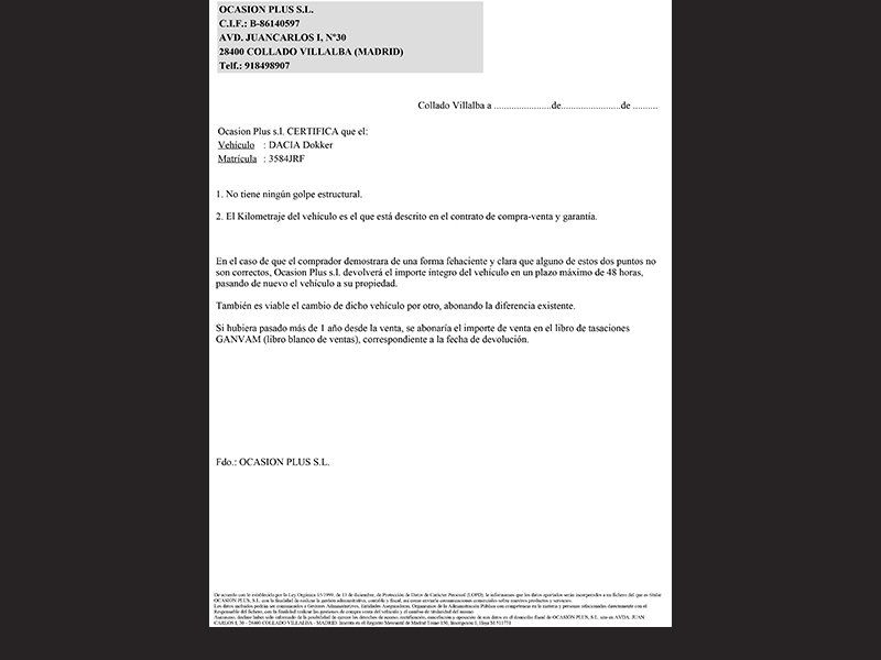 Dacia Dokker dCi 90 SL Eficacia 66 kW (90 CV)