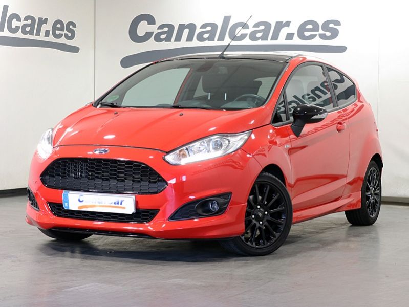 Ford Fiesta 1.0 Ecoboost ST-Line red&black 140