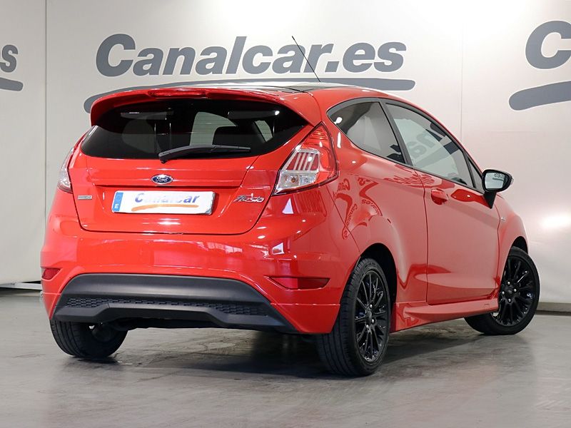 Ford Fiesta 1.0 Ecoboost ST-Line red&black 140