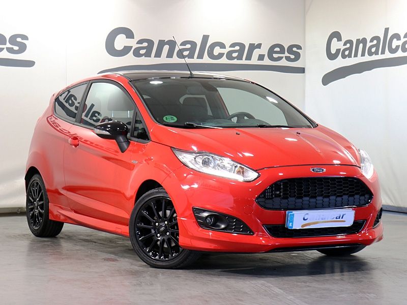 Ford Fiesta 1.0 Ecoboost ST-Line red&black 140