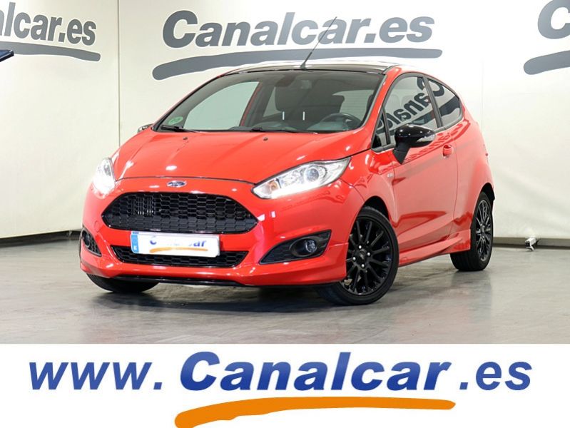Ford Fiesta 1.0 Ecoboost ST-Line red&black 140