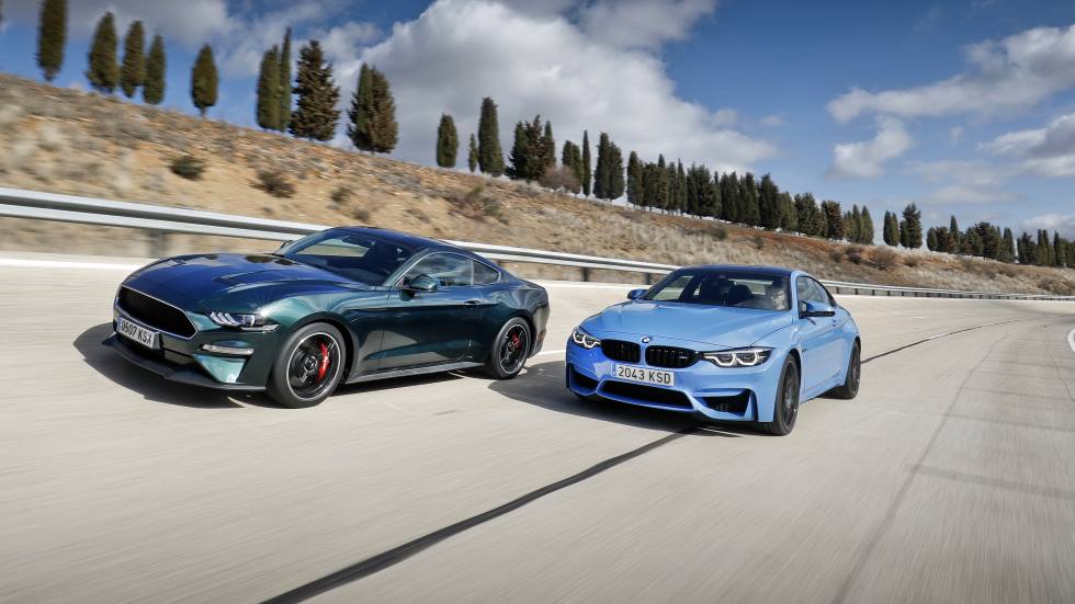 BMW M4 Competition vs Ford Mustang Bullit: dos deportivos de película, frente a frente