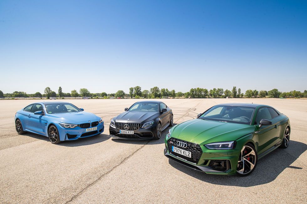 Audi RS5, BMW M4 Competition y Mercedes AMG C63s