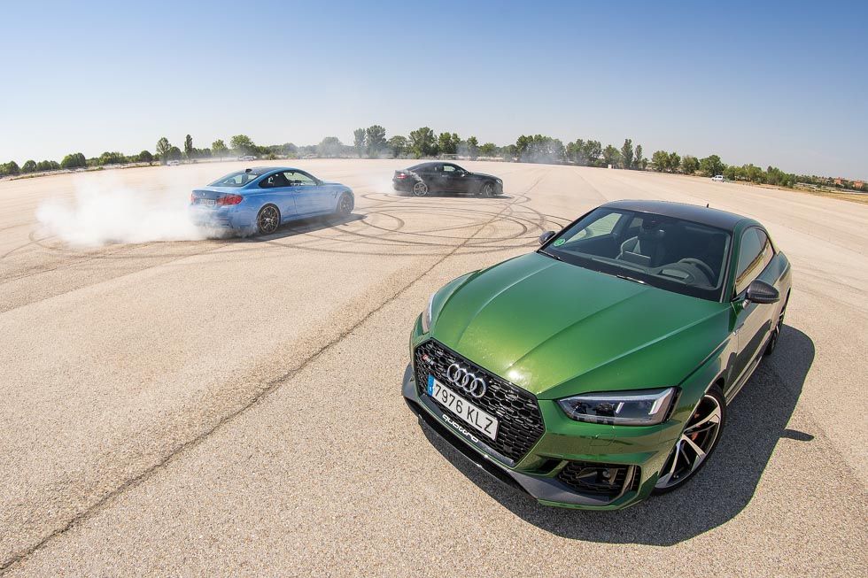 Audi RS5, BMW M4 Competition y Mercedes AMG C63s