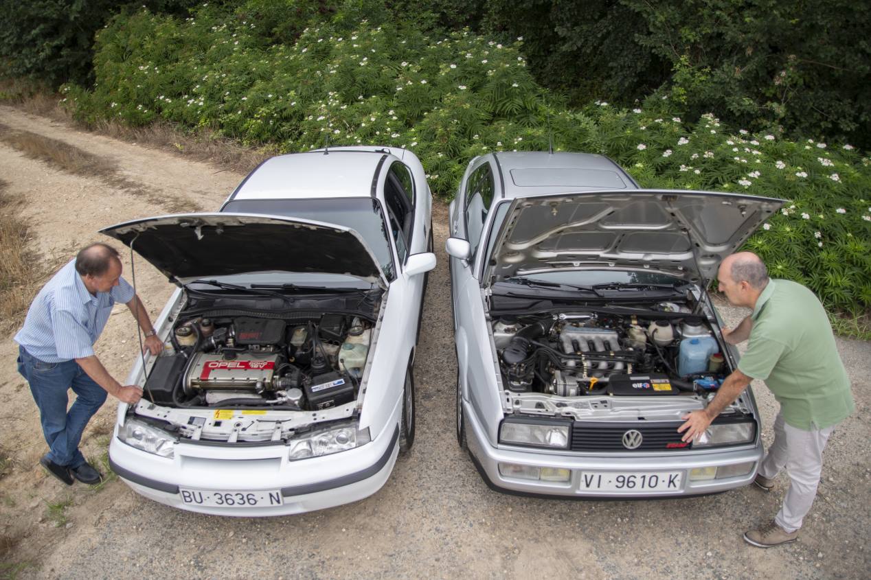 Coupés de leyenda: Opel Calibra vs VW Corrado