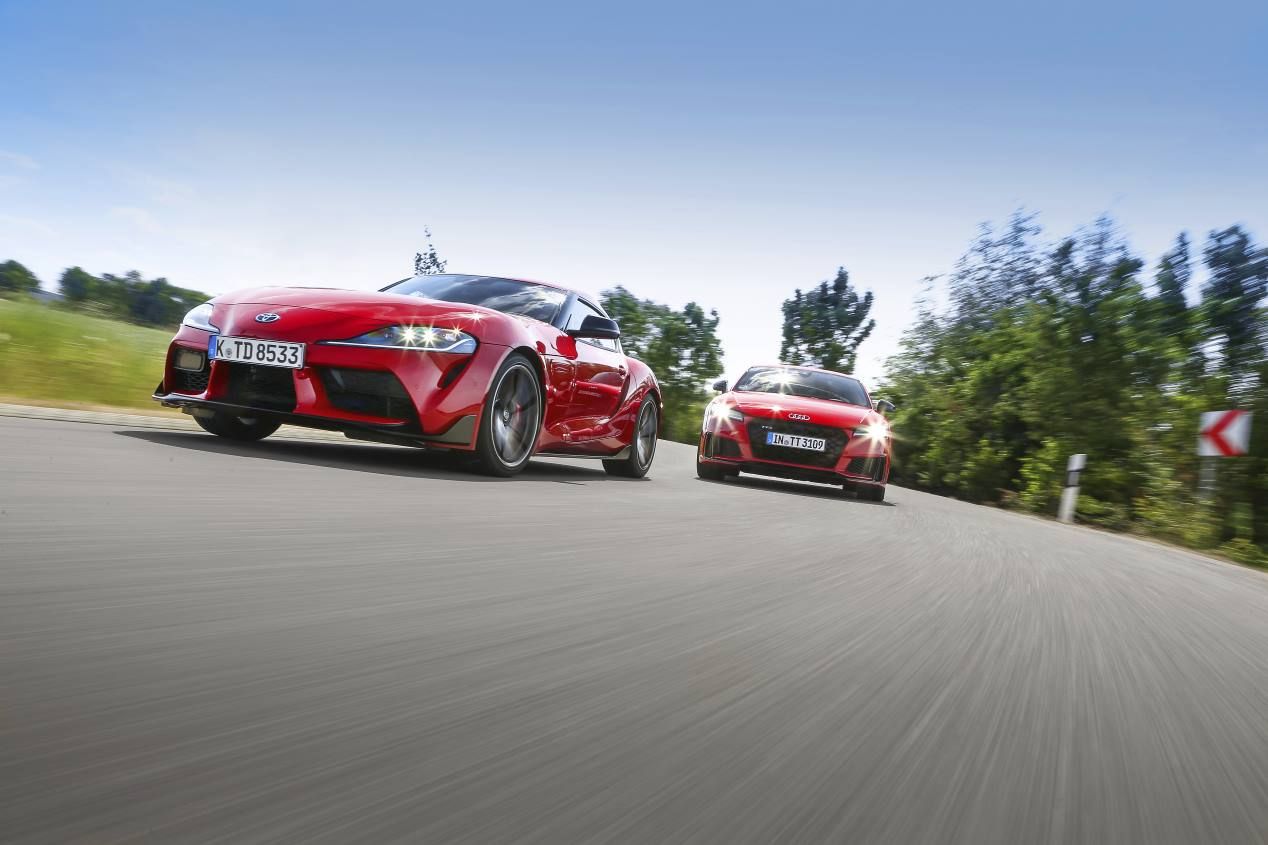 Audi TTS Competition vs Toyota Gr Supra: razón frente a corazón