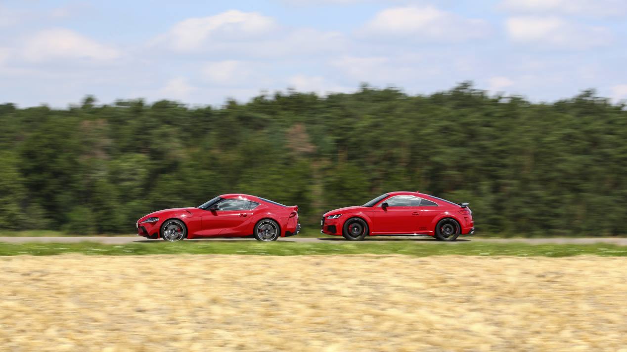 Audi TTS Competition vs Toyota Gr Supra: razón frente a corazón