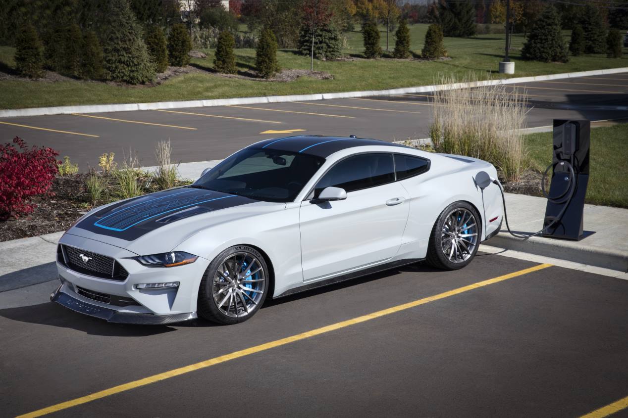 Así podría ser un futuro Ford Mustang eléctrico