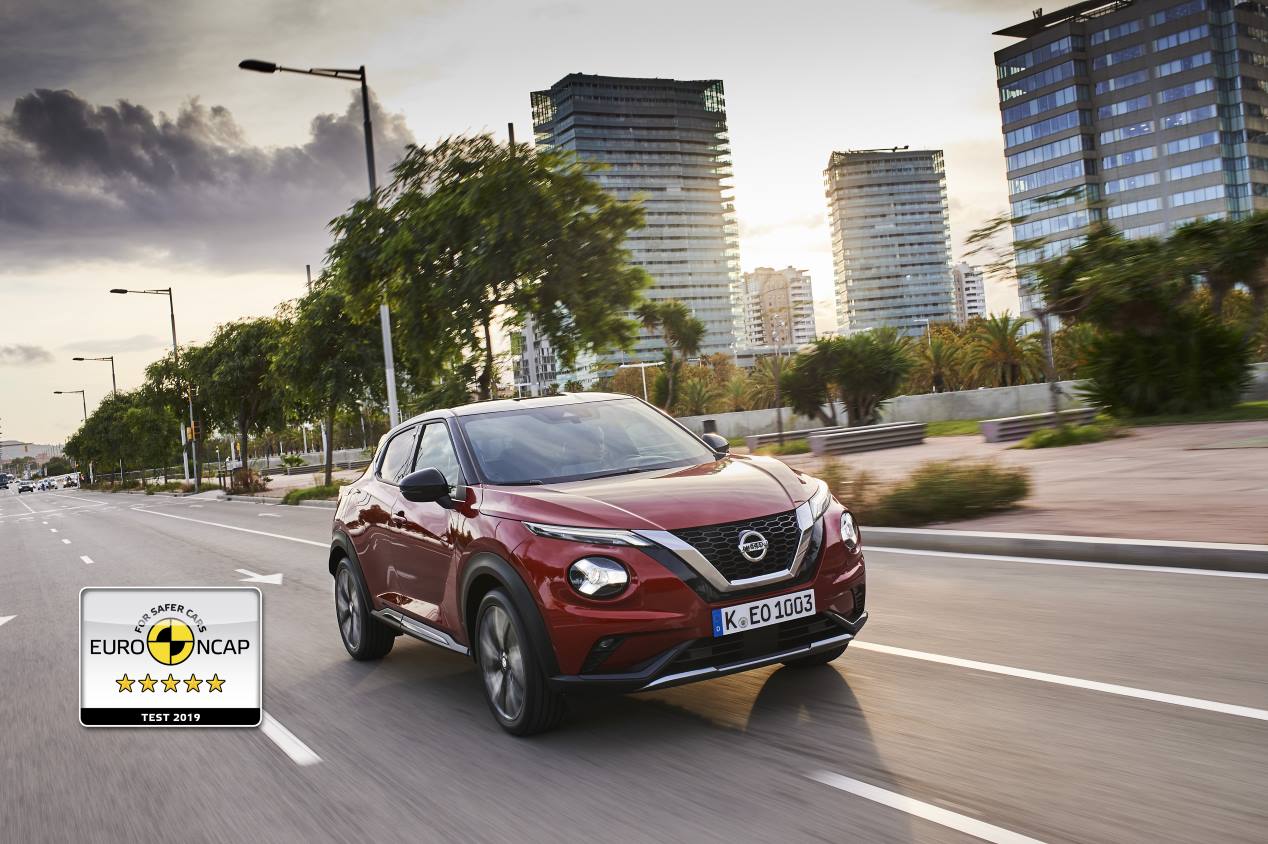 Los VW Golf 8, Nissan Juke II y Ford Puma, 5 estrellas de seguridad Euro NCAP