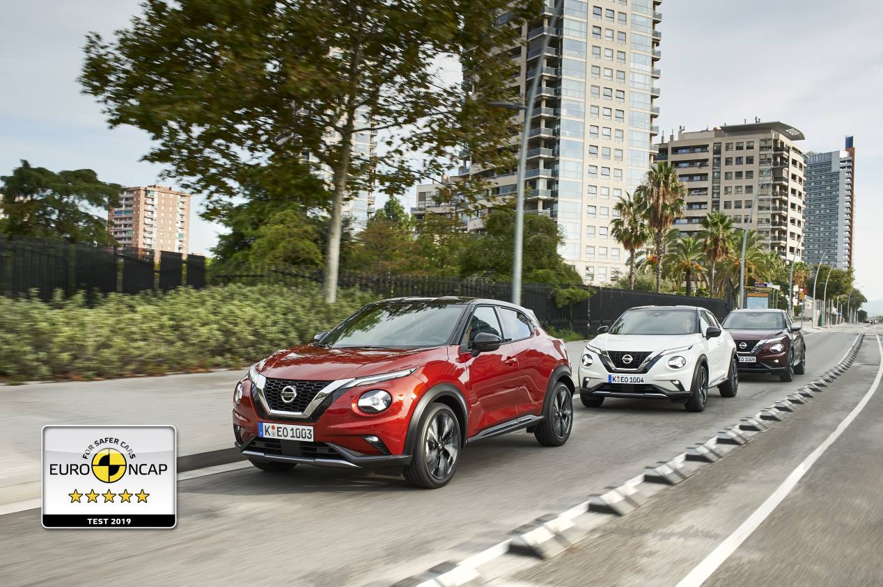 Los VW Golf 8, Nissan Juke II y Ford Puma, 5 estrellas de seguridad Euro NCAP