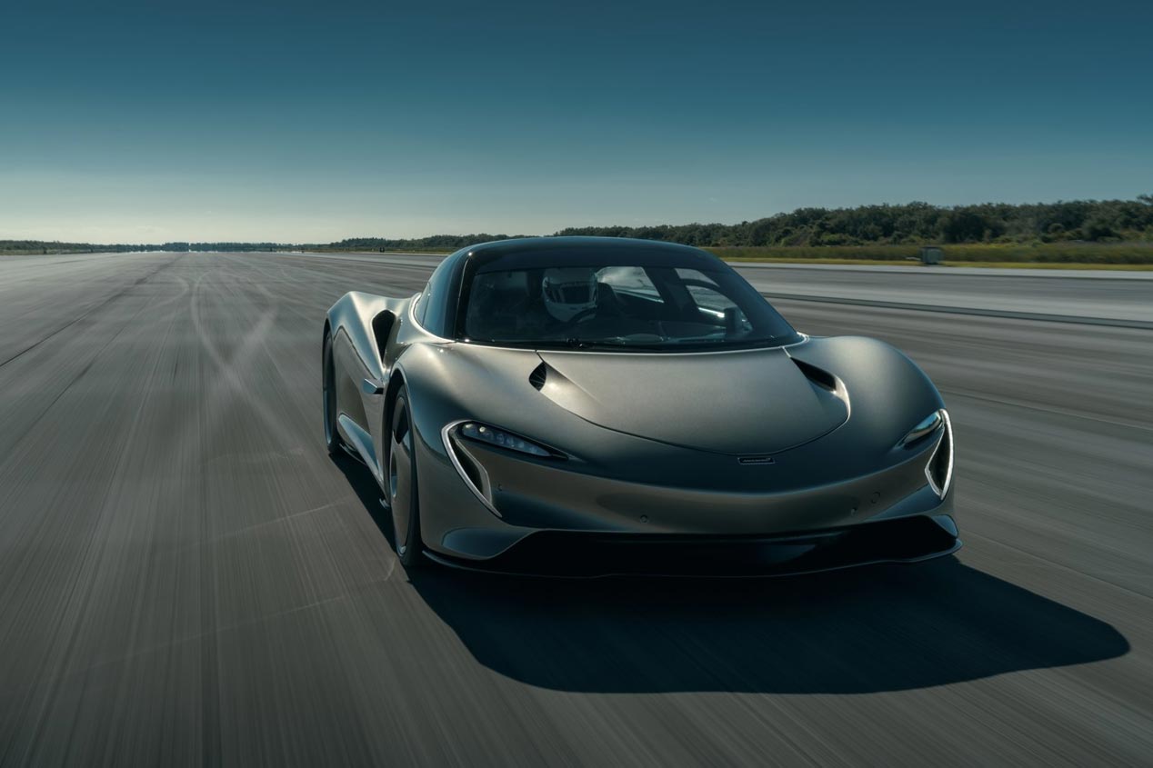 McLaren Speedtail: récord de velocidad en Woking