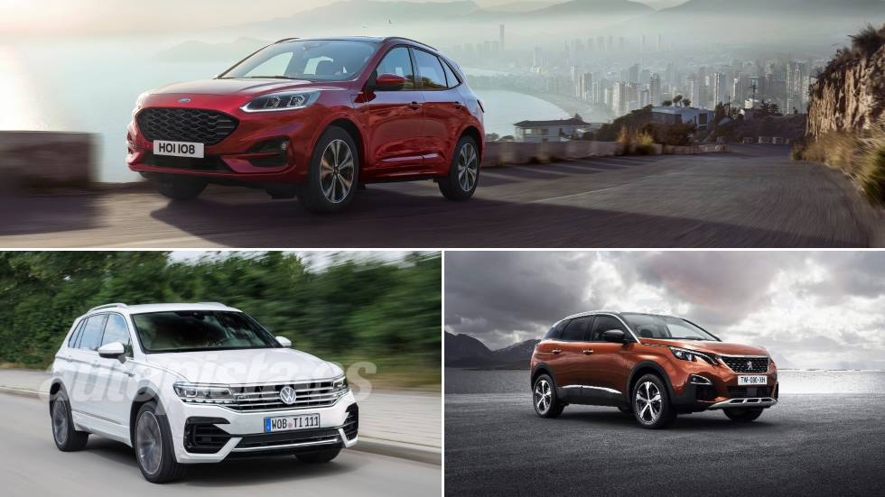Ford Kuga, Peugeot 3008 y VW Tiguan 2020: los tres nuevos SUV, frente a frente