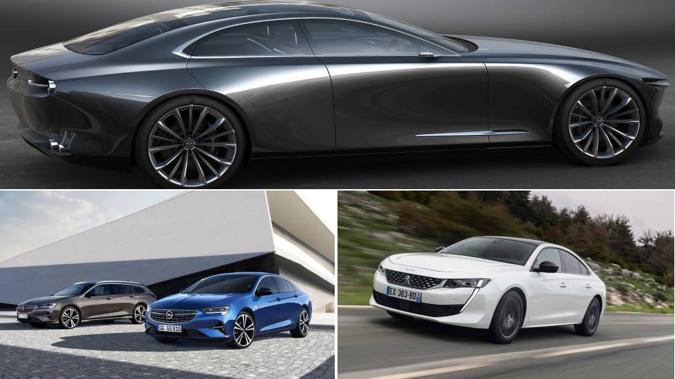 Opel Insignia, Peugeot 508 y Mazda6: tres nuevas súper berlinas en 2020