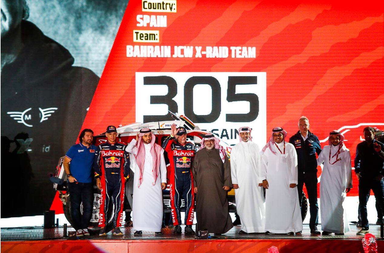 Las mejores imágenes de Carlos Sainz y Lucas Cruz en el Rally Dakar