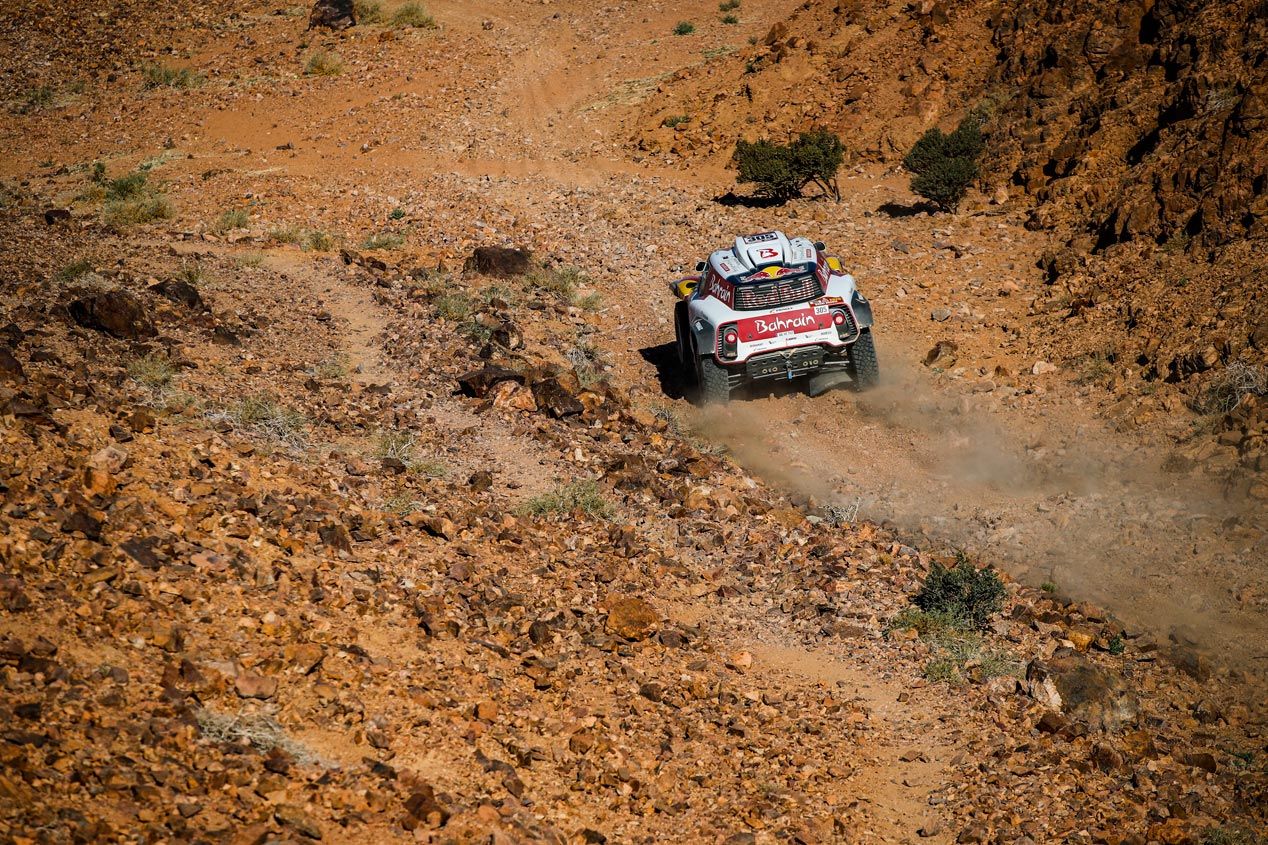 Las mejores imágenes de Carlos Sainz y Lucas Cruz en el Rally Dakar