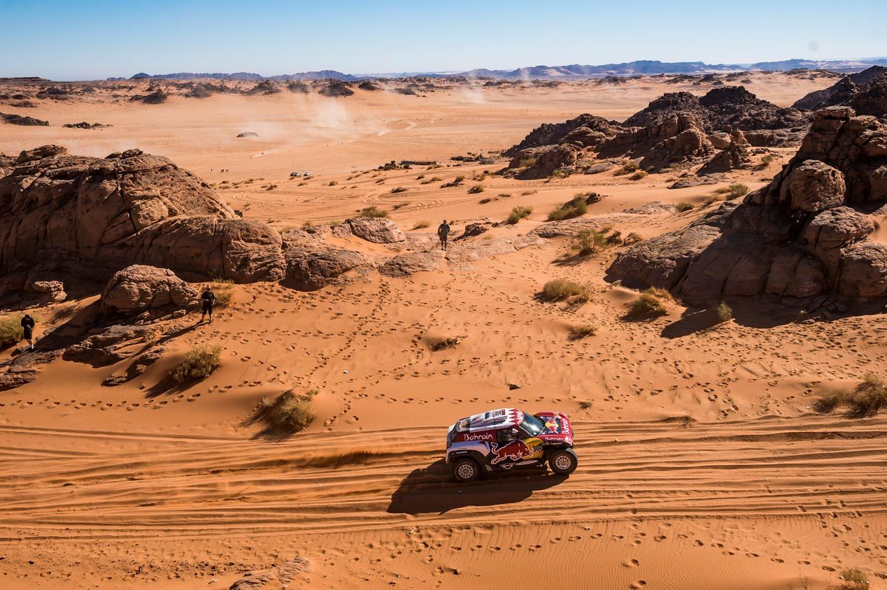 Las mejores imágenes de Carlos Sainz y Lucas Cruz en el Rally Dakar