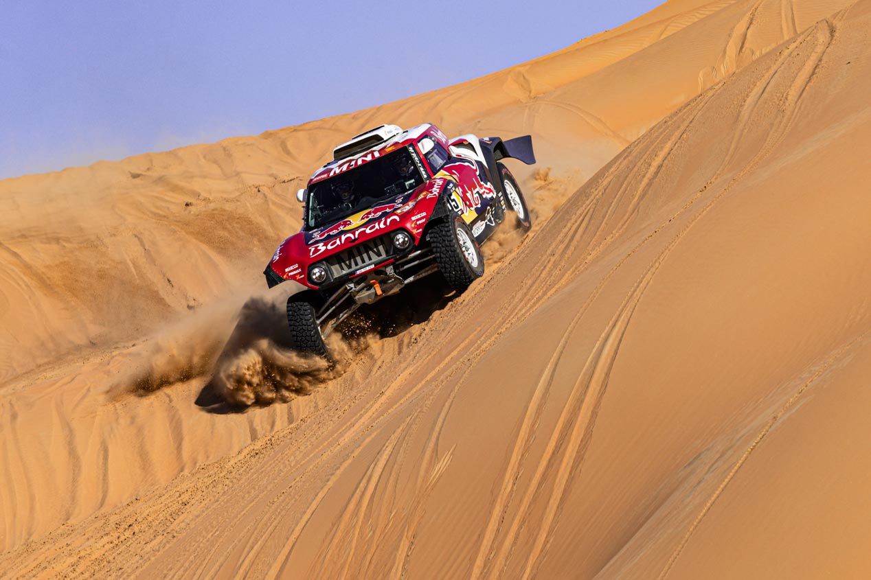 Las mejores imágenes de Carlos Sainz y Lucas Cruz en el Rally Dakar