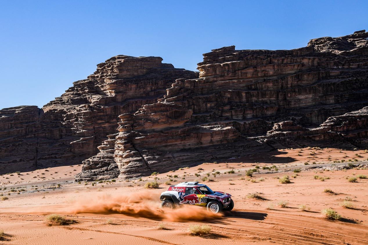 Las mejores imágenes de Carlos Sainz y Lucas Cruz en el Rally Dakar