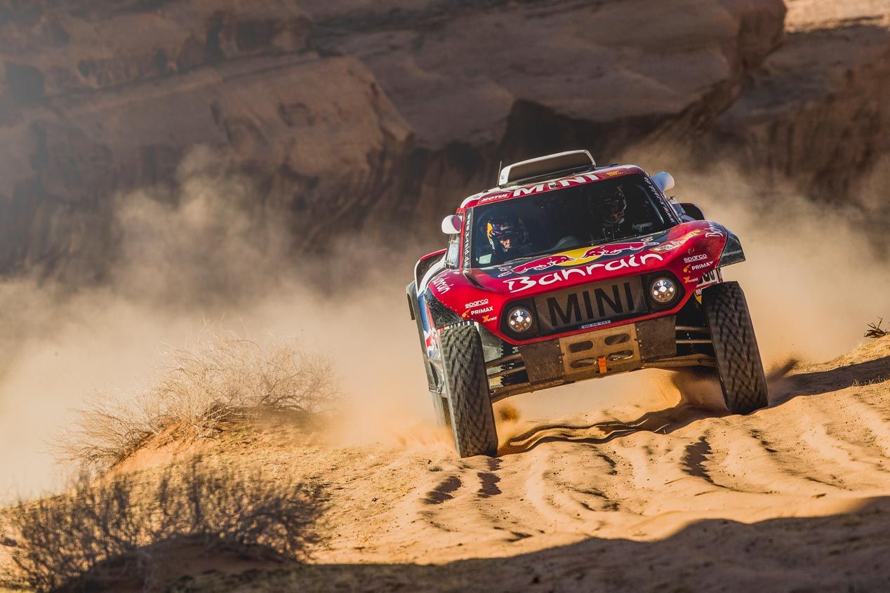 Las mejores imágenes de Carlos Sainz y Lucas Cruz en el Rally Dakar