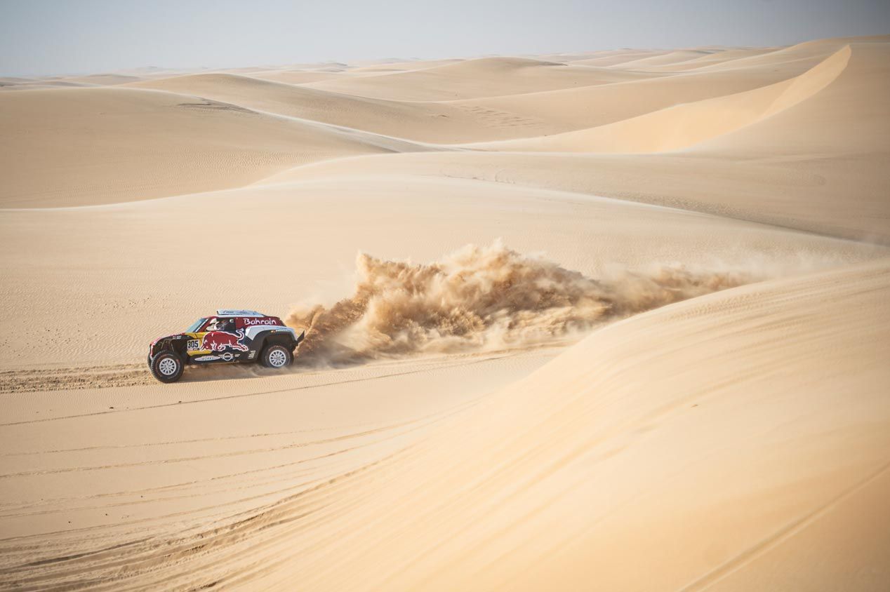 Las mejores imágenes de Carlos Sainz y Lucas Cruz en el Rally Dakar