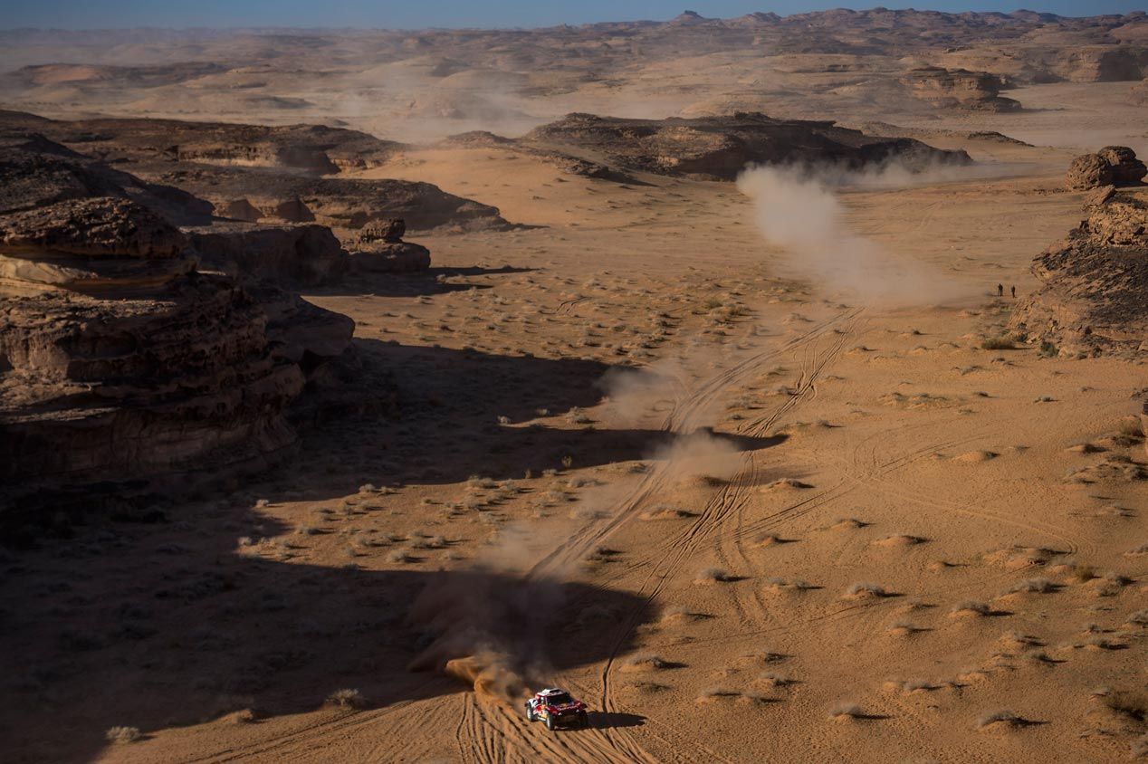 Las mejores imágenes de Carlos Sainz y Lucas Cruz en el Rally Dakar