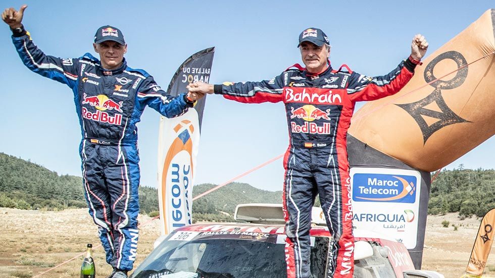 Las mejores imágenes de Carlos Sainz y Lucas Cruz en el Rally Dakar
