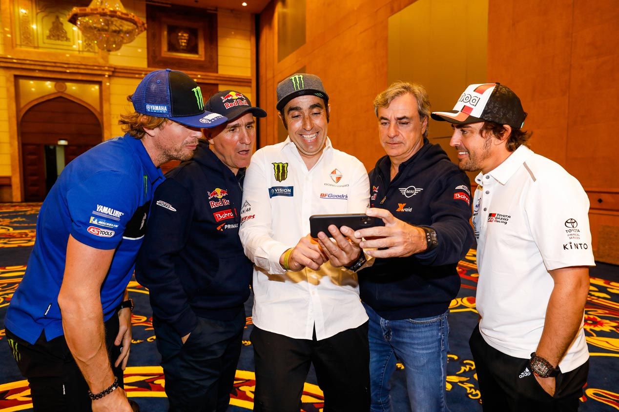Las mejores imágenes de Carlos Sainz y Lucas Cruz en el Rally Dakar