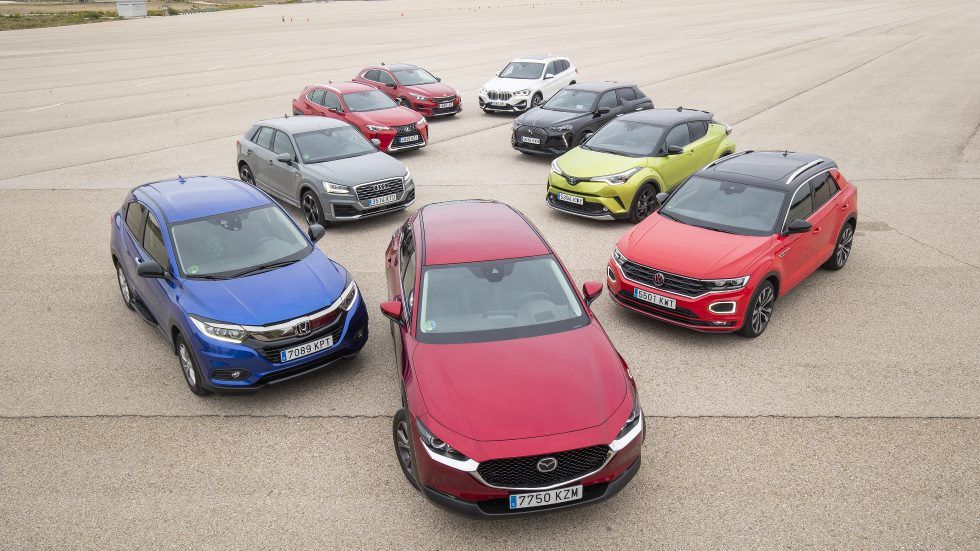 ¿El mejor SUV? Comparativa: CX-30, Q2, X1, C-HR, XCeed, T-Roc, DS 3, HR-V y UX