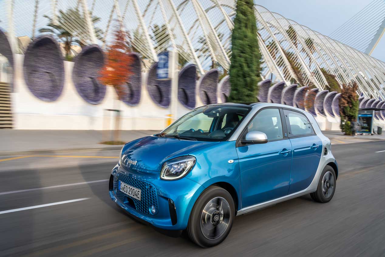 Los nuevos smart fortwo y forfour, ahora solo eléctricos