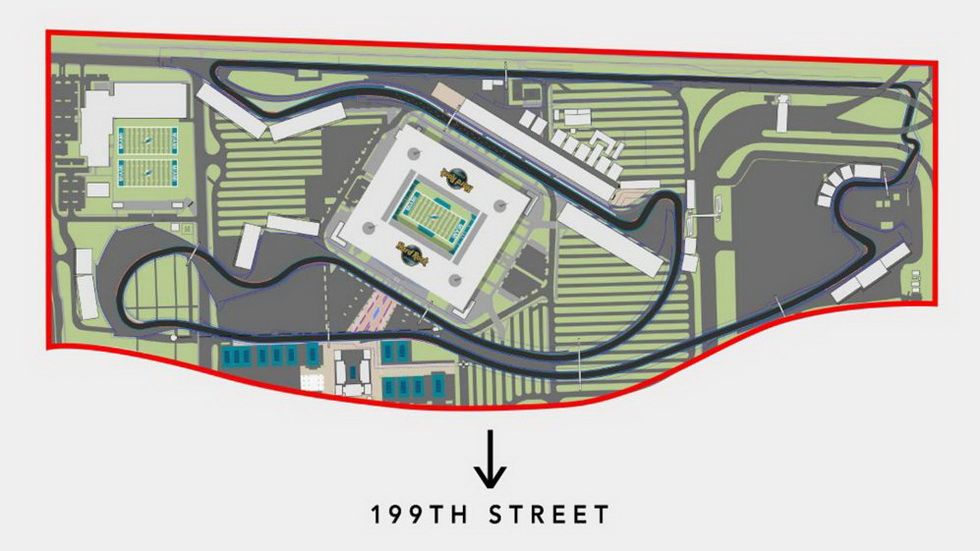 Planos del nuevo trazado del circuito del Miami Grand Prix