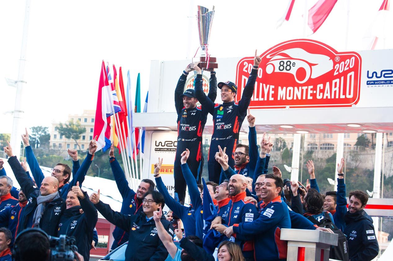 Hyundai gana el Rally de Monte-Carlo 2020: las mejores imágenes